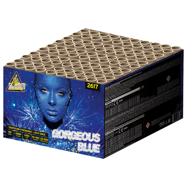Gorgeous Blue 100 shots 25mm
